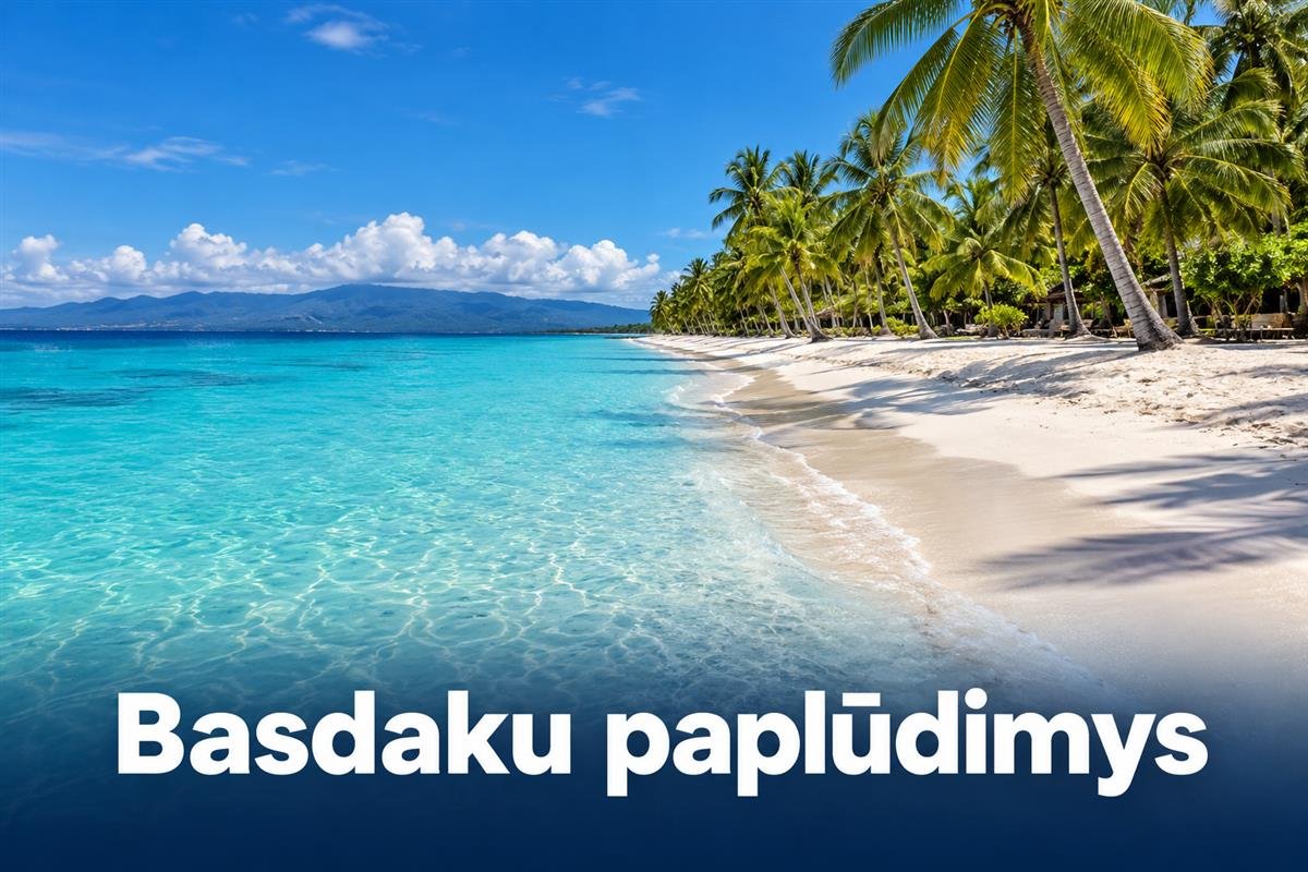 Basdaku paplūdimys — iliustracija